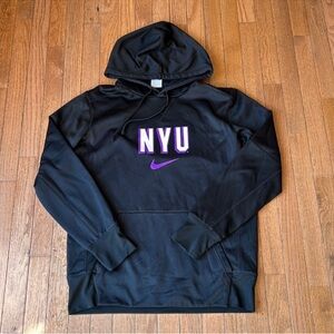 Nike Black and Purple Hoodie